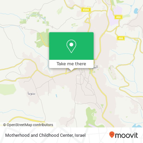 Motherhood and Childhood Center map