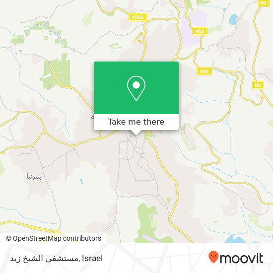 مستشفى الشيخ زيد map