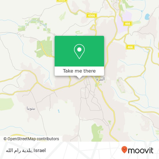 بلدية رام الله map