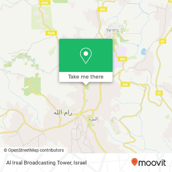Al Irsal Broadcasting Tower map