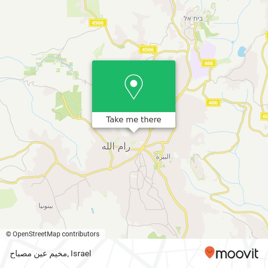 مخيم عين مصباح map