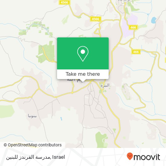 مدرسة الفرندز للبنين map