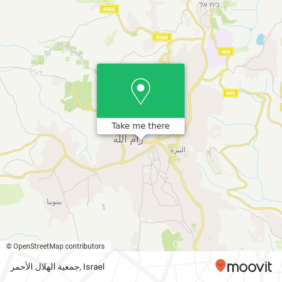 جمعية الهلال الأحمر map