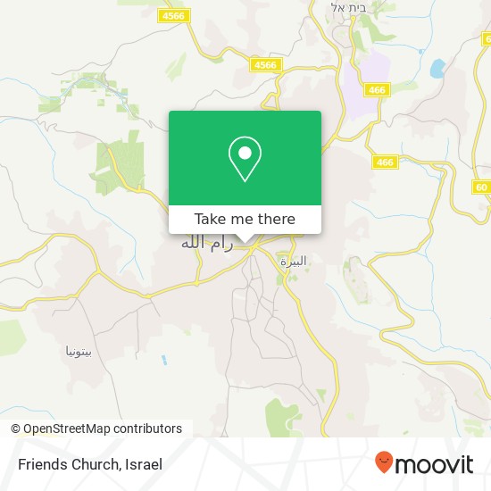 Friends Church map