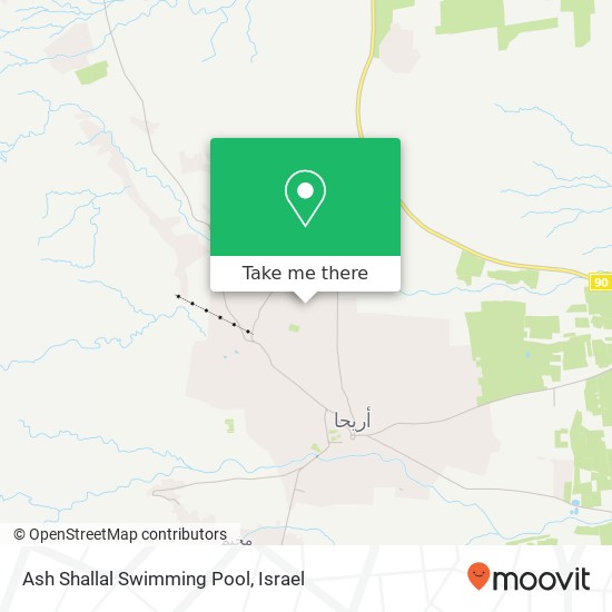 Ash Shallal Swimming Pool map