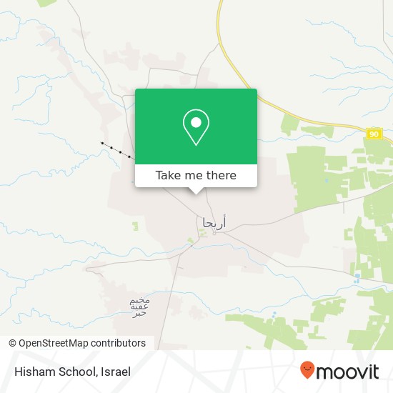 Hisham School map