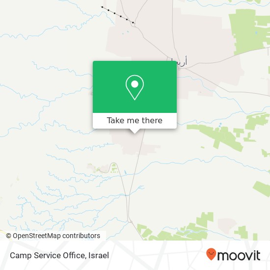 Camp Service Office map
