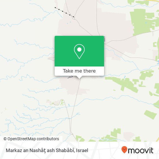 Markaz an Nashāţ ash Shabābī map