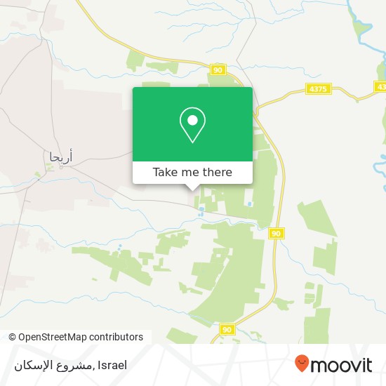 مشروع الإسكان map