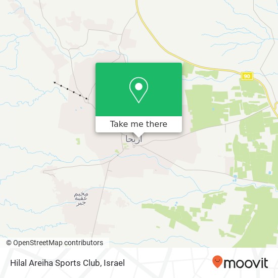 Hilal Areiha Sports Club map