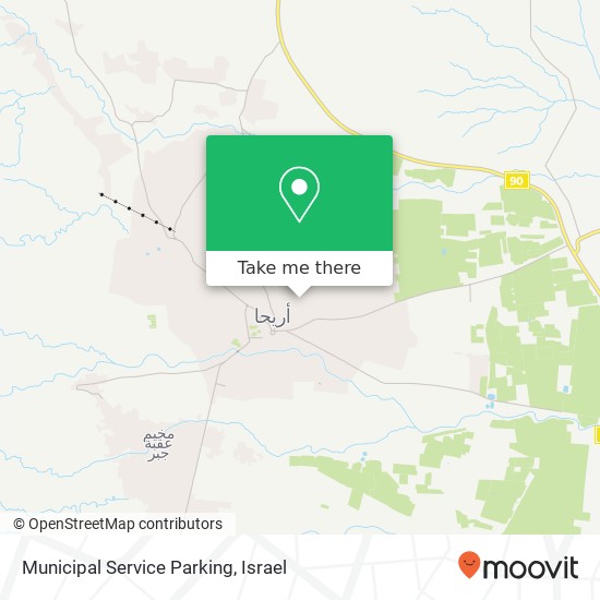 Карта Municipal Service Parking