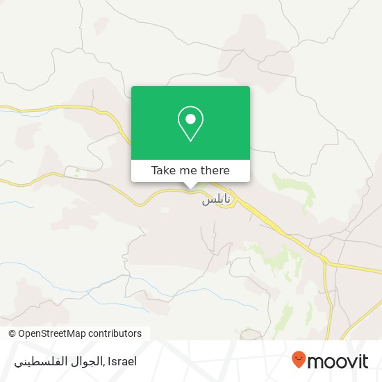 الجوال الفلسطيني map