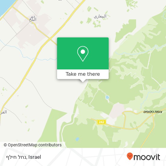 נחל חילף map