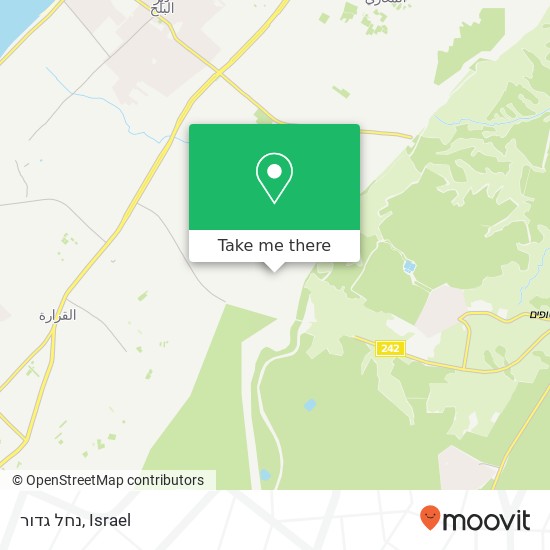 נחל גדור map