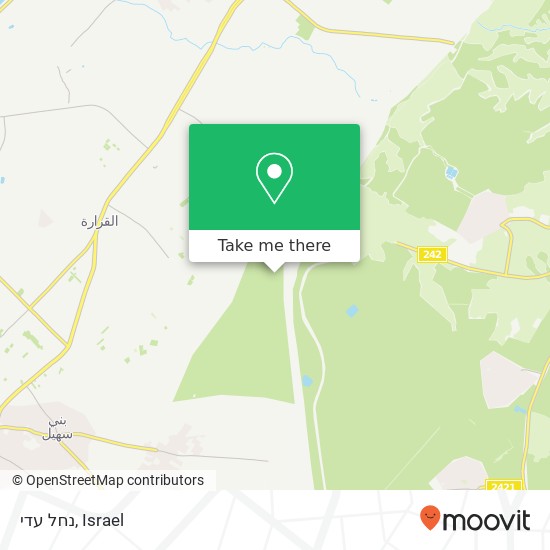 נחל עדי map