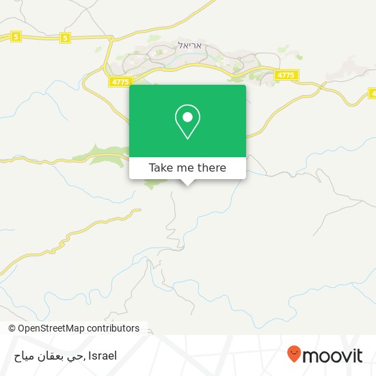 حي بعقان مياح map