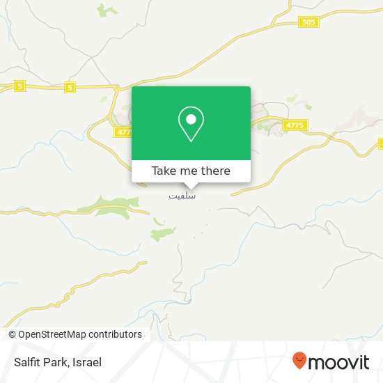 Карта Salfit Park