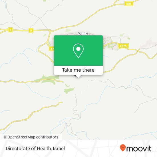 Directorate of Health map