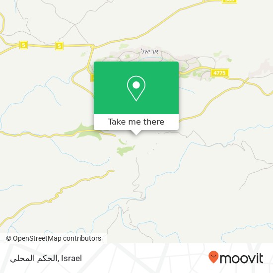 الحكم المحلي map