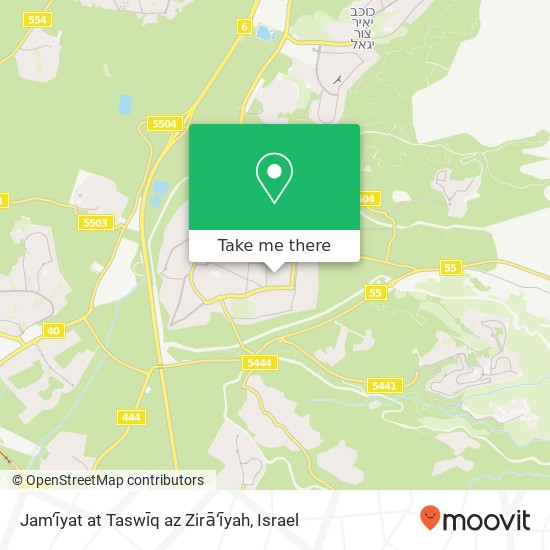 Карта Jam‘īyat at Taswīq az Zirā‘īyah