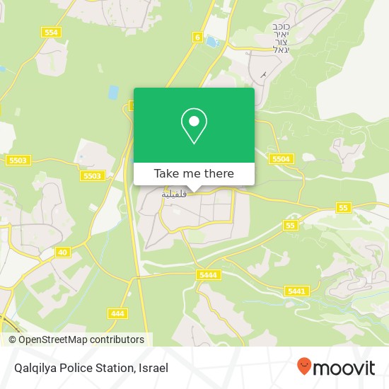 Qalqilya Police Station map