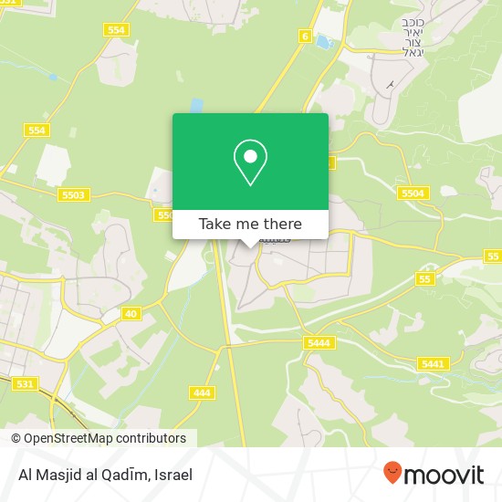 Al Masjid al Qadīm map