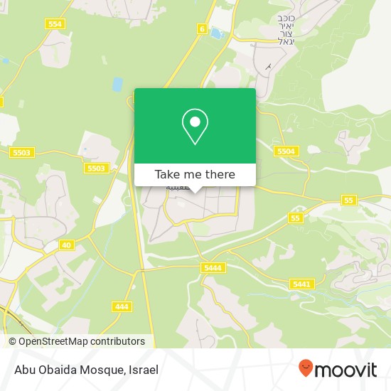 Abu Obaida Mosque map