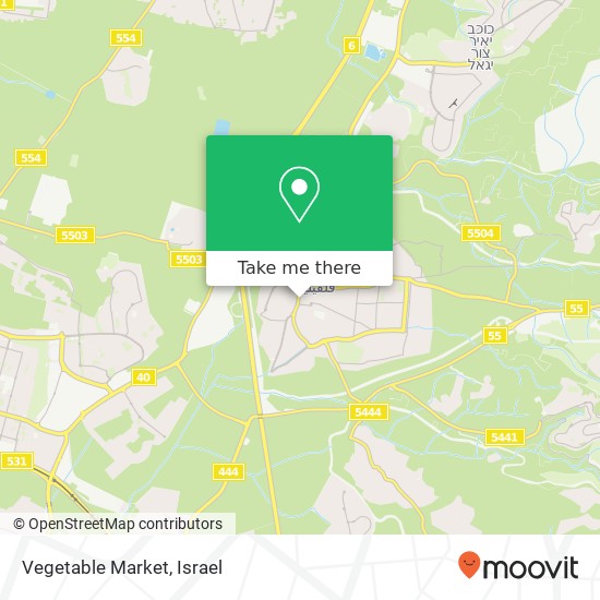 Vegetable Market map