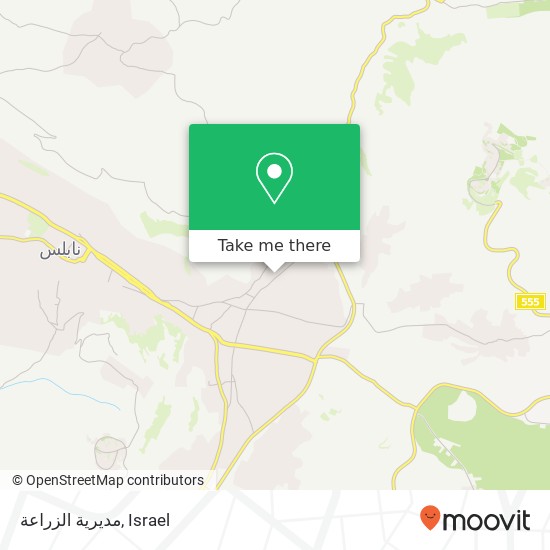 مديرية الزراعة map