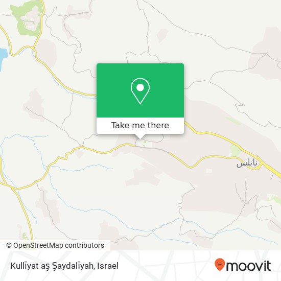 Карта Kullīyat aş Şaydalīyah