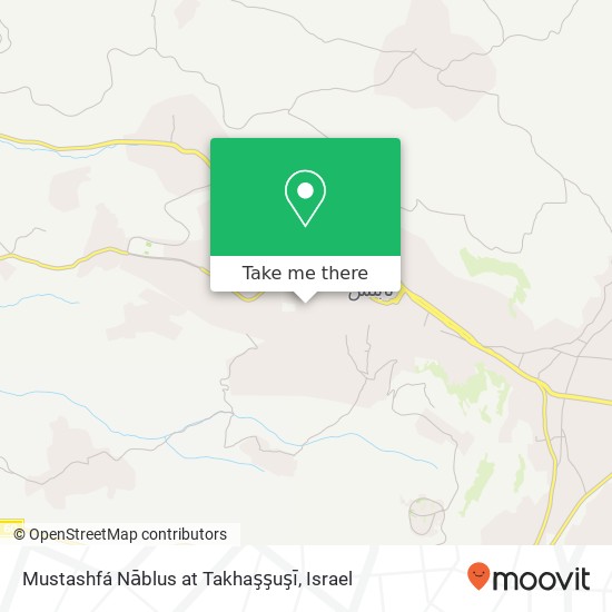 Mustashfá Nāblus at Takhaşşuşī map