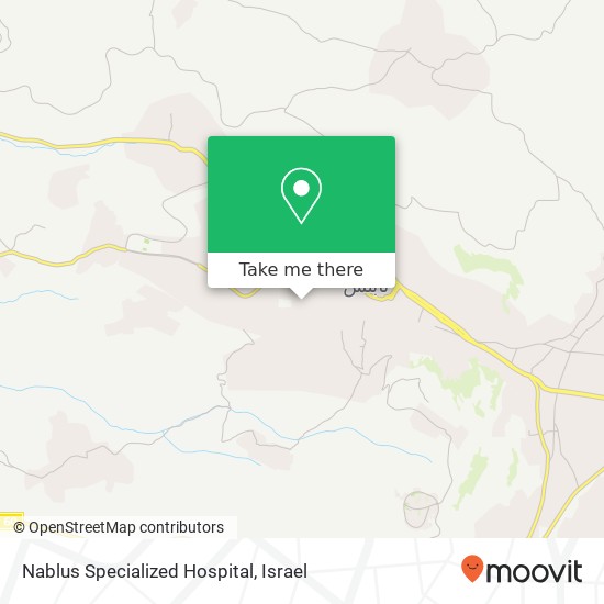 Nablus Specialized Hospital map