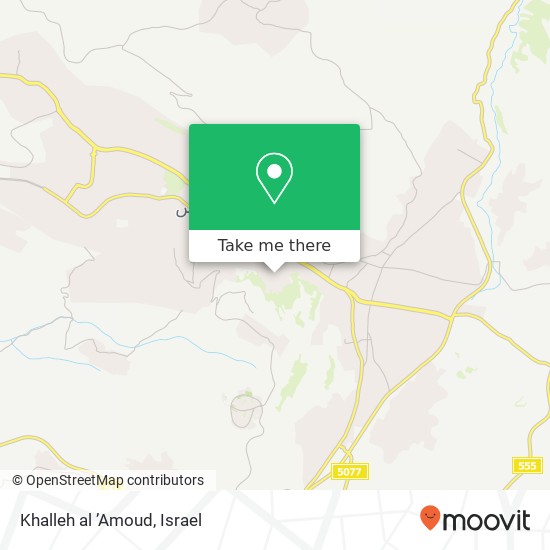 Khalleh al ’Amoud map