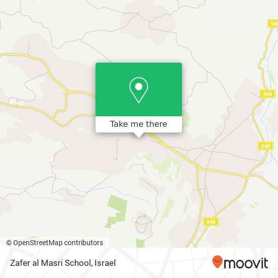 Zafer al Masri School map