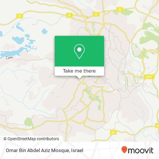Omar Bin Abdel Aziz Mosque map