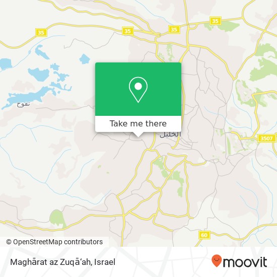 Карта Maghārat az Zuqā‘ah