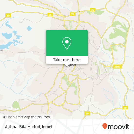 Карта Aţibbā’ Bilā Ḩudūd