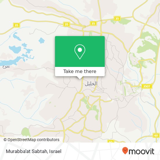 Карта Murabba‘at Sabtah
