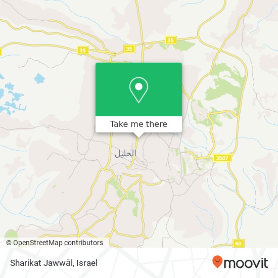 Sharikat Jawwāl map