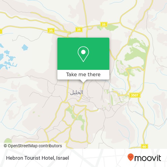 Hebron Tourist Hotel map