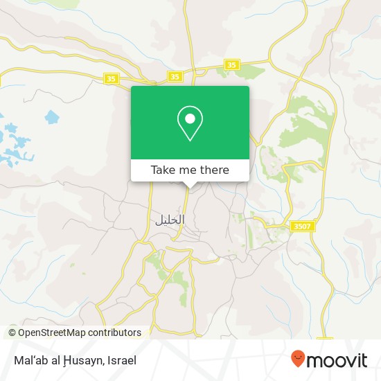Mal‘ab al Ḩusayn map