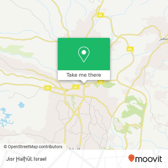 Jisr Ḩalḩūl map