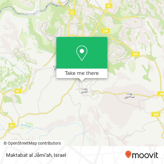 Карта Maktabat al Jāmi‘ah