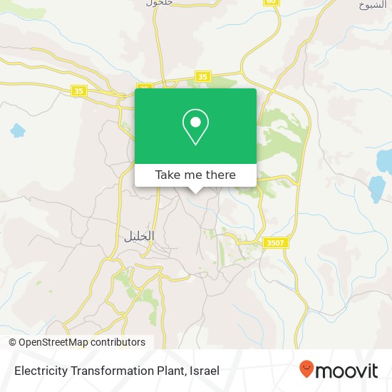 Electricity Transformation Plant map