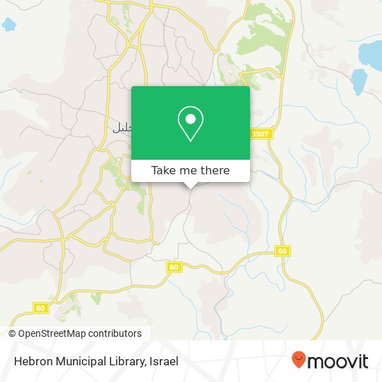 Hebron Municipal Library map