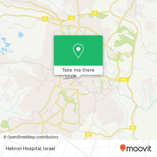 Hebron Hospital map