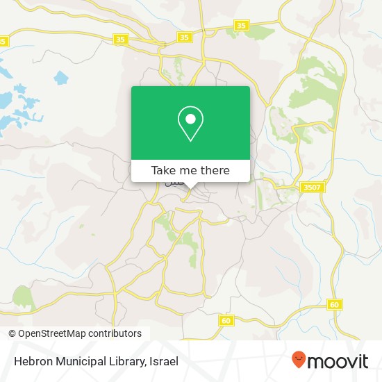 Hebron Municipal Library map