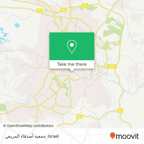 جمعية أصدقاء المريض map