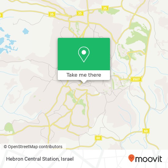 Hebron Central Station map