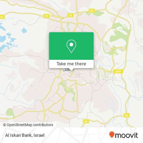 Al Iskan Bank map